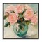 Stupell Industries Pink Roses in Green Vase Framed Giclee, design by Gina Kelly